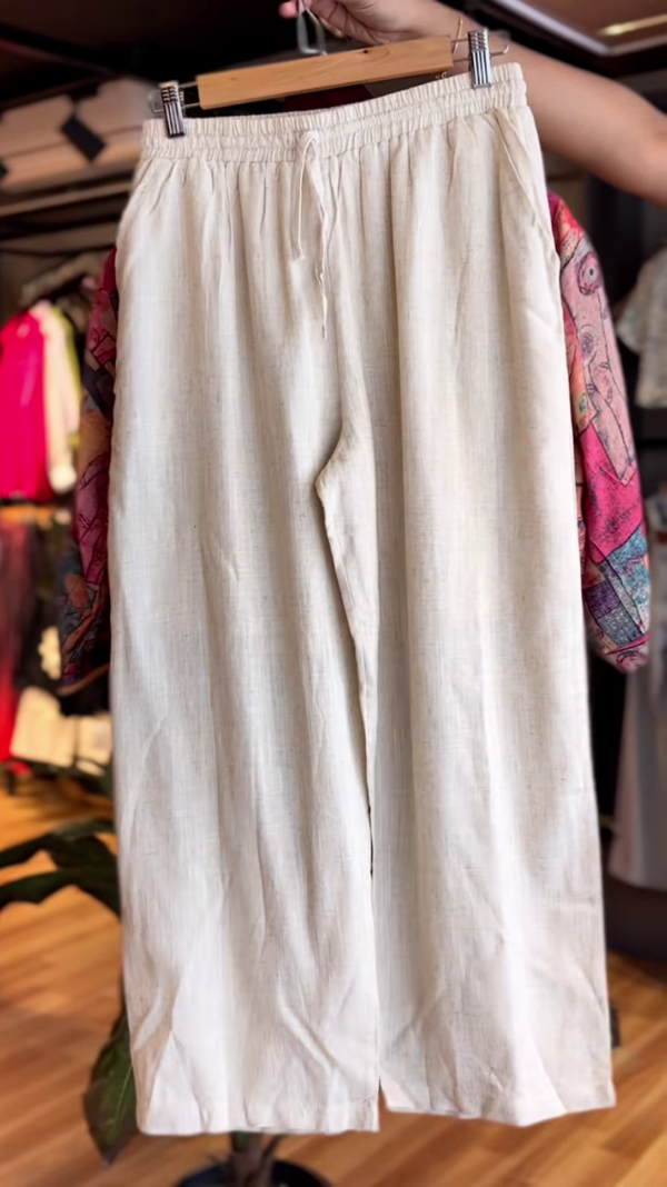Urban Boho – Abstract Print Linen Co-ord Set - Image 2