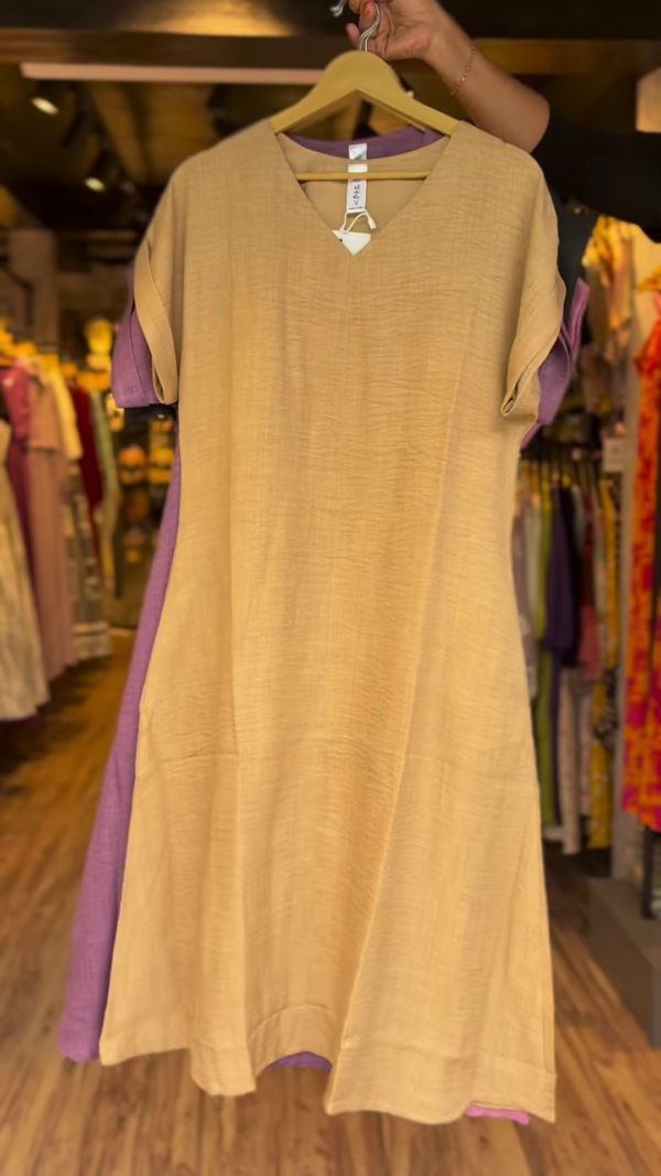 Blush Breeze Cotton Dress – Soft Pink Summer Essential - Image 5